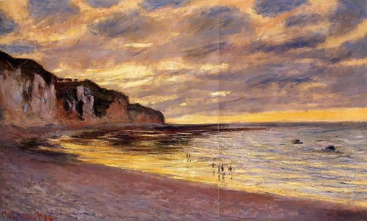 Claude Monet L'Ally Point Low Tide